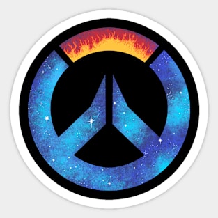 Overwatch Galaxy Silhouette Sticker